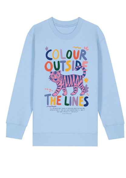 COLOUR OUTSIDE THE LINES BLUE